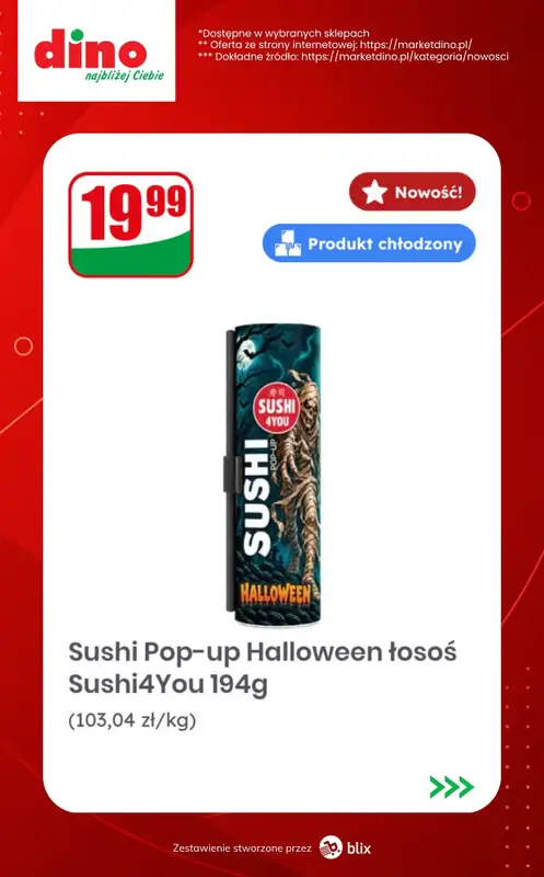 Dino - gazetka promocyjna Nowości w Dino! od środy 28.10  - strona 7