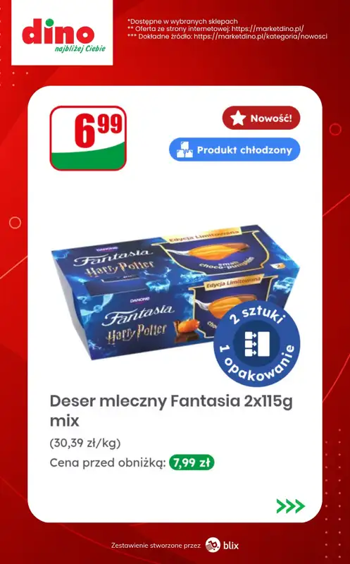 Dino - gazetka promocyjna Nowości w Dino!  