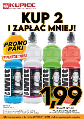 Kupiec - gazetka promocyjna Promopaki od środy 28.10 do wtorku 03.11 - strona 5