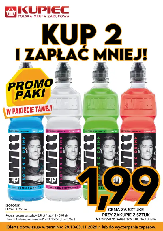 Kupiec - gazetka promocyjna Promopaki od środy 28.10 do wtorku 03.11 - strona 5
