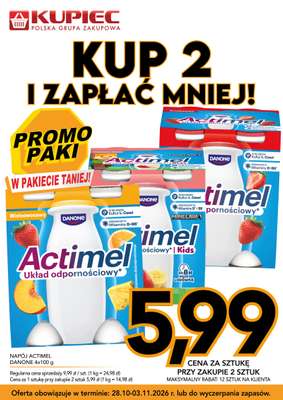 Kupiec - gazetka promocyjna Promopaki od środy 28.10 do wtorku 03.11