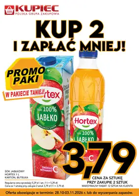 Kupiec - gazetka promocyjna Promopaki od środy 28.10 do wtorku 03.11 - strona 8