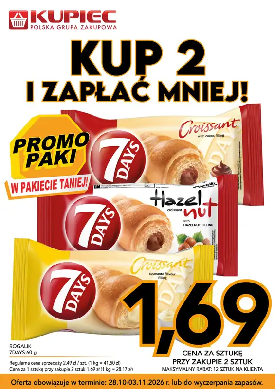 Kupiec - gazetka promocyjna Promopaki od środy 28.10 do wtorku 03.11 - strona 3