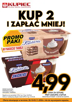 Kupiec - gazetka promocyjna Promopaki od środy 28.10 do wtorku 03.11 - strona 7