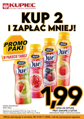 Kupiec - gazetka promocyjna Promopaki od środy 28.10 do wtorku 03.11 - strona 6