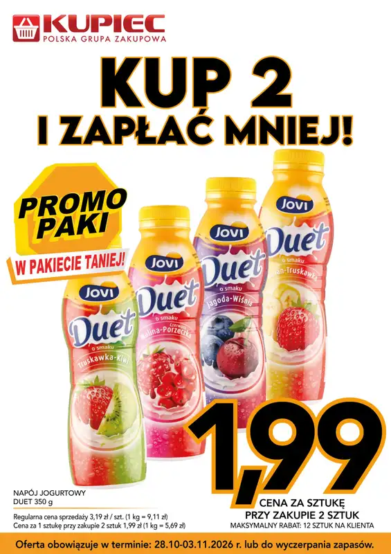 Kupiec - gazetka promocyjna Promopaki od środy 28.10 do wtorku 03.11 - strona 6