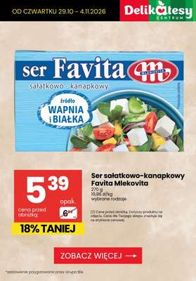 Delikatesy Centrum - gazetka promocyjna Produkty na OBIAD - sprawdź promocje! od czwartku 29.10 do środy 04.11 - strona 9