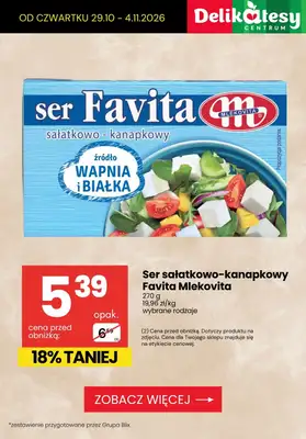 Delikatesy Centrum - gazetka promocyjna Produkty na OBIAD - sprawdź promocje! od czwartku 29.10 do środy 04.11 - strona 9