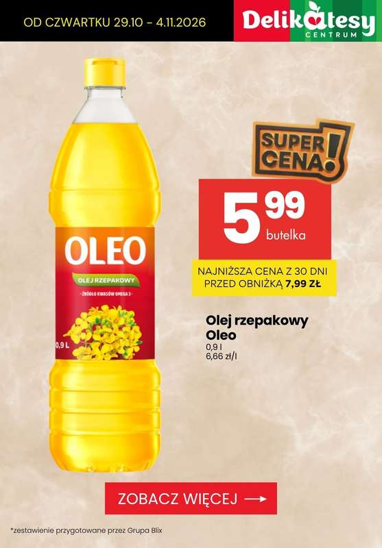 Delikatesy Centrum - gazetka promocyjna Produkty na OBIAD - sprawdź promocje! od czwartku 29.10 do środy 04.11 - strona 10