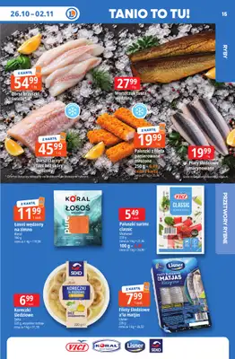 Leclerc - gazetka promocyjna Oferta E.Leclerc | Tanio to tu! od poniedziałku 26.10 do poniedziałku 02.11 - strona 15