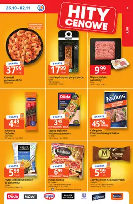 Leclerc - gazetka promocyjna Oferta E.Leclerc | Tanio to tu! od poniedziałku 26.10 do poniedziałku 02.11 - strona 3