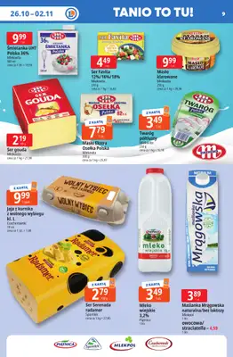 Leclerc - gazetka promocyjna Oferta E.Leclerc | Tanio to tu! od poniedziałku 26.10 do poniedziałku 02.11 - strona 9