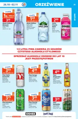 Leclerc - gazetka promocyjna Oferta E.Leclerc | Tanio to tu! od poniedziałku 26.10 do poniedziałku 02.11 - strona 21