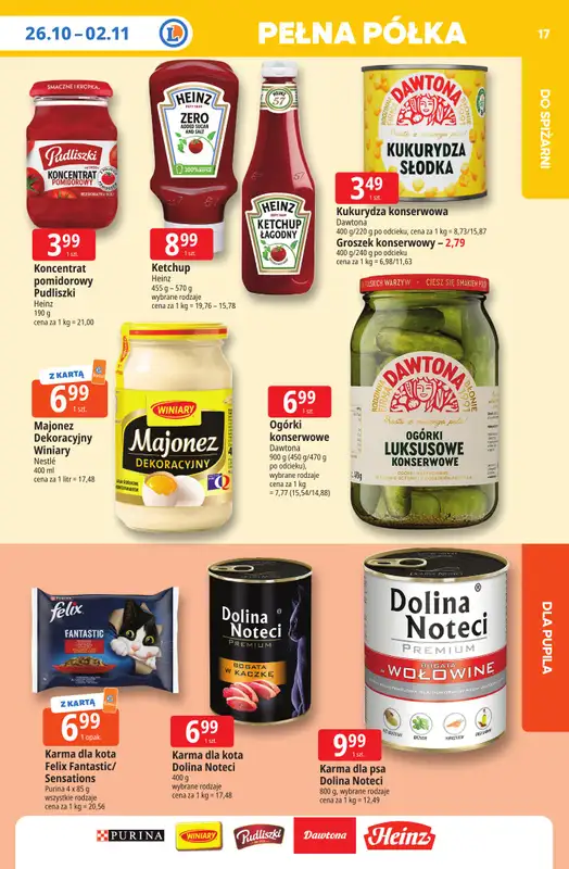 Leclerc - gazetka promocyjna Oferta E.Leclerc | Tanio to tu! od poniedziałku 26.10 do poniedziałku 02.11 - strona 17