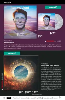 Empik - gazetka promocyjna Tom kultury: muzyka od środy 28.10 do środy 11.11 - strona 4