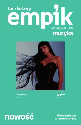 Empik - gazetka promocyjna Tom kultury: muzyka od środy 28.10 do środy 11.11