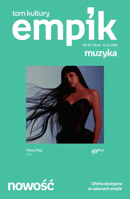 Empik - gazetka promocyjna Tom kultury: muzyka  