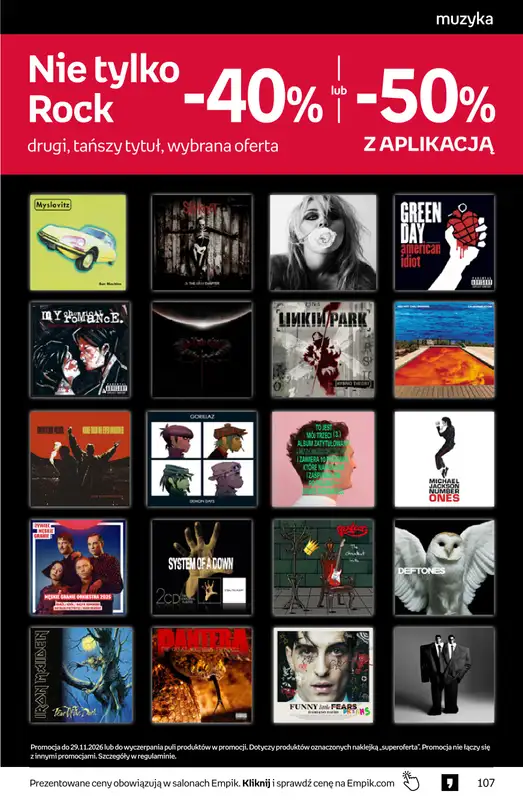 Empik - gazetka promocyjna Tom kultury: muzyka od środy 28.10 do środy 11.11 - strona 13