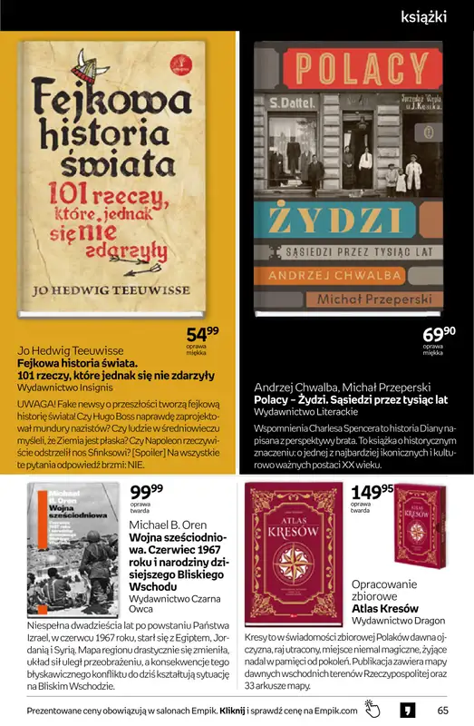 Empik - gazetka promocyjna Tom kultury: książki od środy 28.10 do środy 11.11 - strona 65