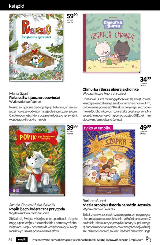 Empik - gazetka promocyjna Tom kultury: książki od środy 28.10 do środy 11.11 - strona 84