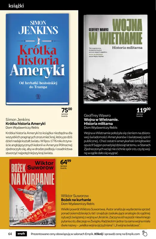 Empik - gazetka promocyjna Tom kultury: książki od środy 28.10 do środy 11.11 - strona 64