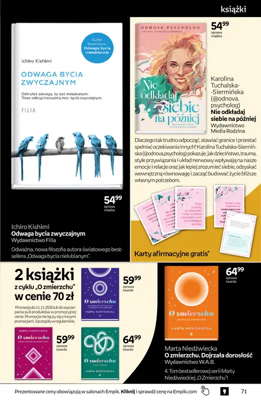 Empik - gazetka promocyjna Tom kultury: książki od środy 28.10 do środy 11.11 - strona 71
