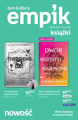 Empik - gazetka promocyjna Tom kultury: książki od środy 28.10 do środy 11.11