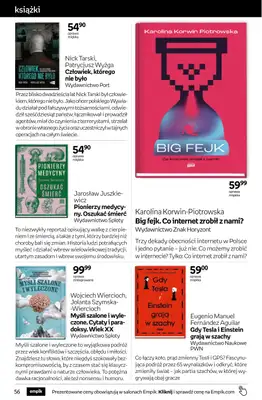 Empik - gazetka promocyjna Tom kultury: książki od środy 28.10 do środy 11.11 - strona 56