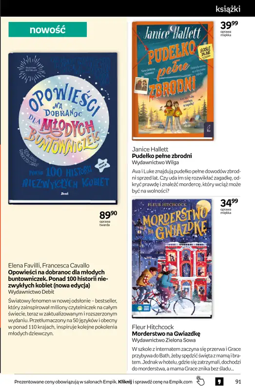 Empik - gazetka promocyjna Tom kultury: książki od środy 28.10 do środy 11.11 - strona 91