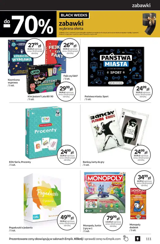 Empik - gazetka promocyjna Tom kultury: zabawki od środy 28.10 do środy 11.11 - strona 5