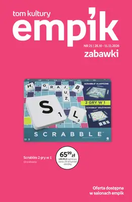 Empik - gazetka promocyjna Tom kultury: zabawki od środy 28.10 do środy 11.11
