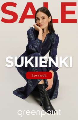 Greenpoint - gazetka promocyjna Sukienki na wyprzedaży od środy 28.10 