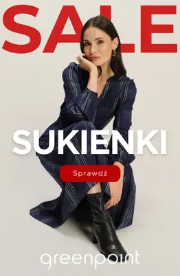 Greenpoint - gazetka promocyjna Sukienki na wyprzedaży od środy 28.10 