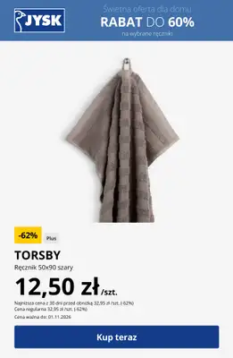 Jysk - gazetka promocyjna Świetna oferta dla domu Rabat do 60% od środy 28.10 do poniedziałku 02.11 - strona 6