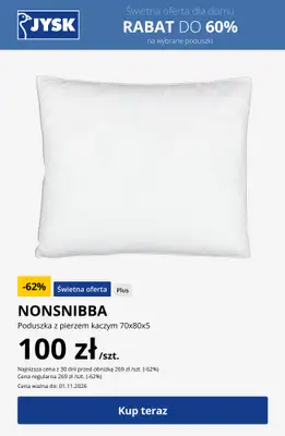 Jysk - gazetka promocyjna Świetna oferta dla domu Rabat do 60% od środy 28.10 do poniedziałku 02.11 - strona 4