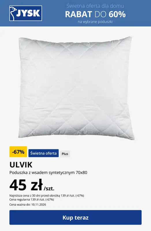 Jysk - gazetka promocyjna Świetna oferta dla domu Rabat do 60%   - strona 3