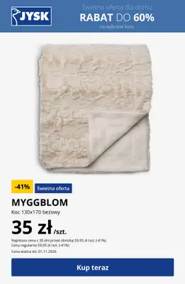 Jysk - gazetka promocyjna Świetna oferta dla domu Rabat do 60% od środy 28.10 do poniedziałku 02.11 - strona 13
