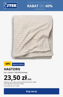 Jysk - gazetka promocyjna Świetna oferta dla domu Rabat do 60% od środy 28.10 do poniedziałku 02.11 - strona 11