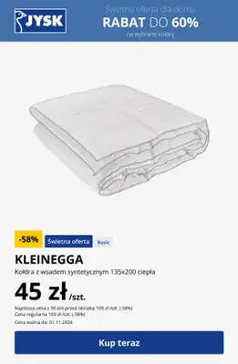 Jysk - gazetka promocyjna Świetna oferta dla domu Rabat do 60% od środy 28.10 do poniedziałku 02.11 - strona 9