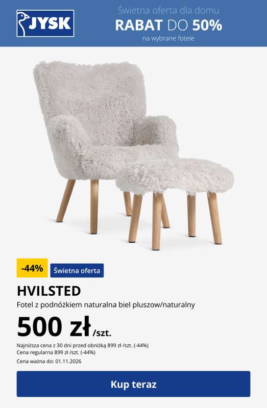 Jysk - gazetka promocyjna Świetna oferta dla domu Rabat do 60% od środy 28.10 do poniedziałku 02.11 - strona 21