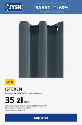 Jysk - gazetka promocyjna Świetna oferta dla domu Rabat do 60% od środy 28.10 do poniedziałku 02.11 - strona 24