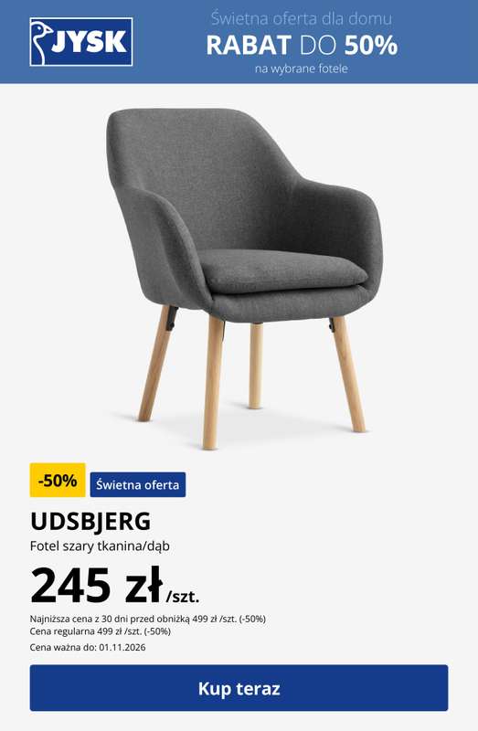 Jysk - gazetka promocyjna Świetna oferta dla domu Rabat do 60% od środy 28.10 do poniedziałku 02.11 - strona 20