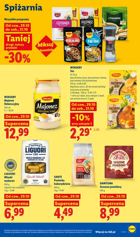 Lidl - gazetka promocyjna Oferta od czwartku od czwartku 29.10 do soboty 31.10 - strona 93