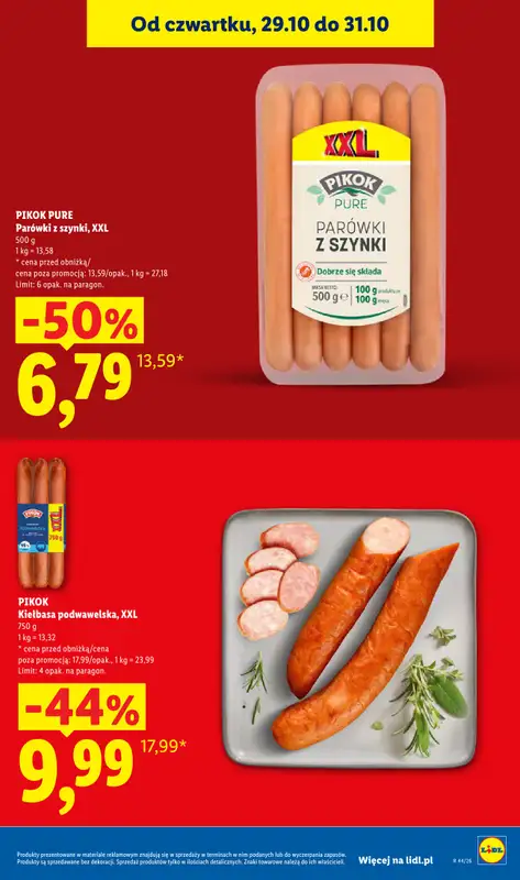 Lidl - gazetka promocyjna Oferta od czwartku od czwartku 29.10 do soboty 31.10 - strona 19