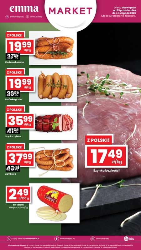 emma MARKET - gazetka promocyjna Oferta spożywcza Emma Market od czwartku 29.10 do środy 04.11 - strona 2