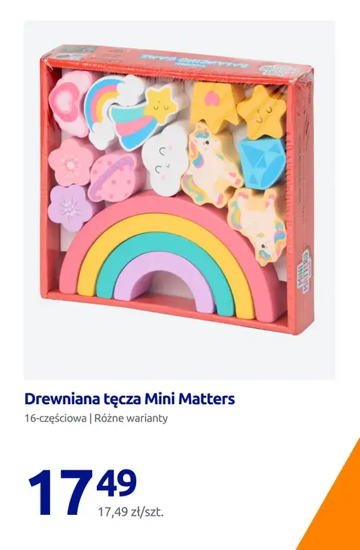 Action - gazetka promocyjna Drewniane zabawki Mini Matters w SUPER CENACH! od piątku 30.10 do wtorku 03.11 - strona 14