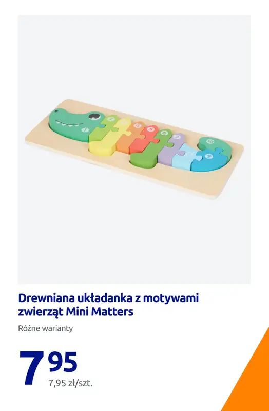 Action - gazetka promocyjna Drewniane zabawki Mini Matters w SUPER CENACH! od piątku 30.10 do wtorku 03.11 - strona 10