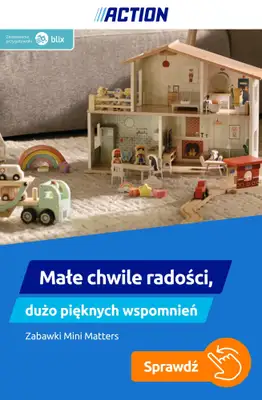 Action - gazetka promocyjna Drewniane zabawki Mini Matters w SUPER CENACH! od piątku 30.10 do wtorku 03.11