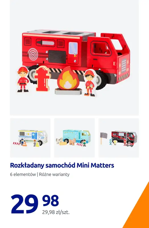 Action - gazetka promocyjna Drewniane zabawki Mini Matters w SUPER CENACH! od piątku 30.10 do wtorku 03.11 - strona 13