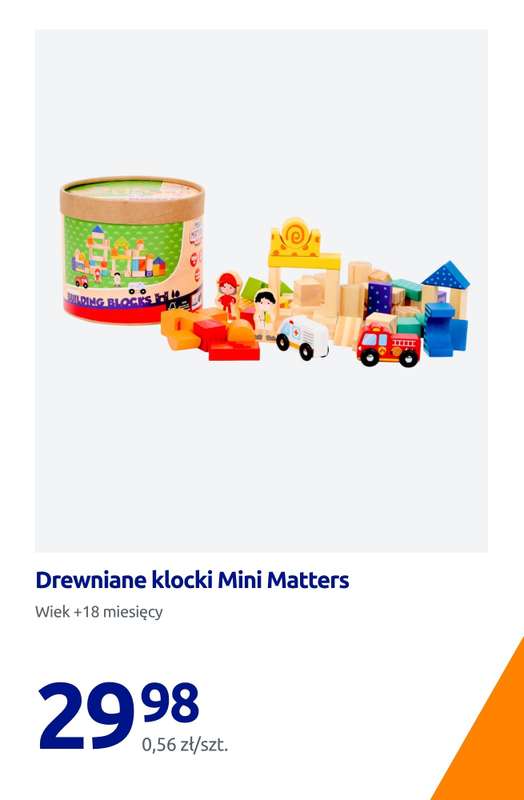 Action - gazetka promocyjna Drewniane zabawki Mini Matters w SUPER CENACH! od piątku 30.10 do wtorku 03.11 - strona 16